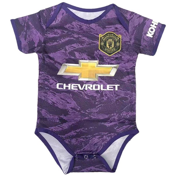 Camiseta Manchester United 1ª Portero Onesies Niño 2019/20 Purpura